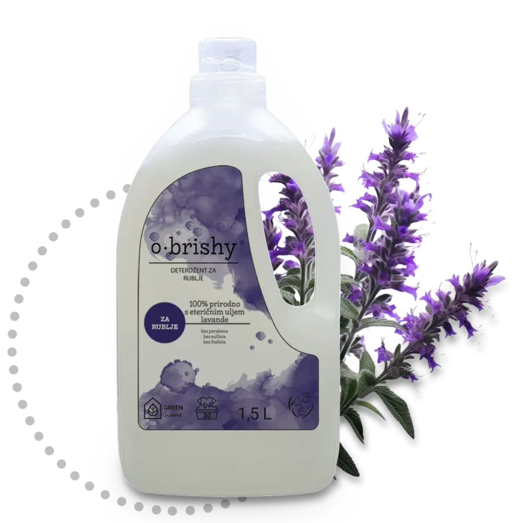 Banneri Obrishy Deterdžent Za Rublje Lavanda
